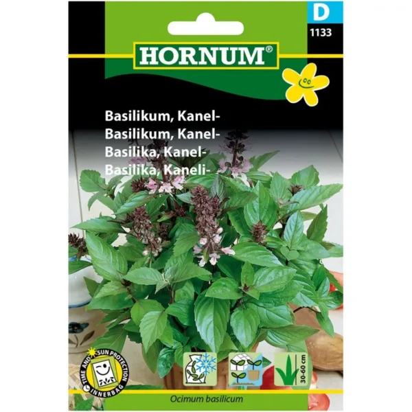 Basil, Cinnamon, Hornum