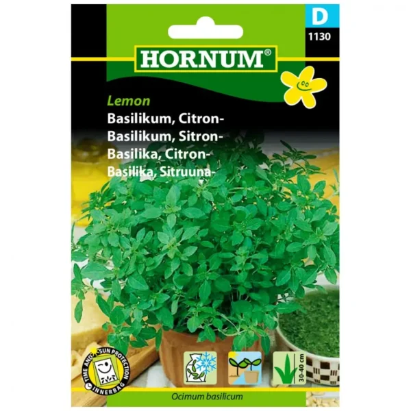 Basil Seeds, Lemon – Lemon basil, Hornum